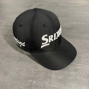 Srixon Golf Snapback  Hat Mens OSFA Black Cleveland Golf Dunlop Baseball Cap